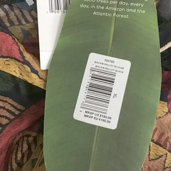 FARM RIO Macaw Ballet Blouse - Picture 14 of 15